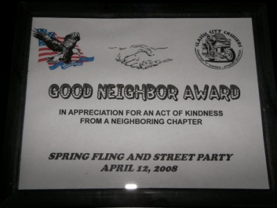 Good Neigbor Award