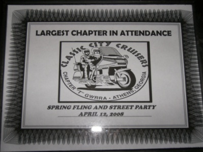 Largest Chapter in Attendance 